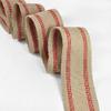 OnlineFabricStore 11 Pound Red/Natural Jute Webbing - 10 Yard Roll view 1