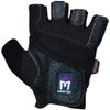 Meister Women's Fit Grip Weight Lifting Gloves w/Washable Amara Leather - Black - Large view 2