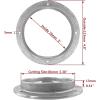 ISURE MARINE 3 inch Hatch 316 Stainless Steel Round Non Slip Inspection Hatch Deck Plate with Detachable Cover for Marine Boat Yacht view 2