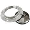ISURE MARINE 3 inch Hatch 316 Stainless Steel Round Non Slip Inspection Hatch Deck Plate with Detachable Cover for Marine Boat Yacht view 4