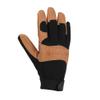Carhartt Men's High Dexterity Reinforced Secure Cuff Glove view 2