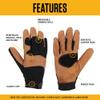 Carhartt Men's High Dexterity Reinforced Secure Cuff Glove view 4