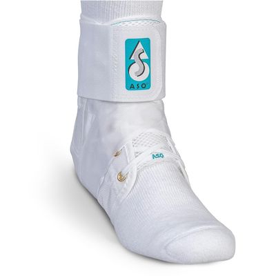 Med Spec ASO Ankle Stabilizer (Large, White)  Ankle Brace for Sprained Ankle and Peroneal Tendonitis, Orthopedic Ankle Support for Men, Women, Adults, Teens and Kids, Sports Injury Recovery, 264005