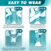 Med Spec ASO Ankle Stabilizer (Large, White)  Ankle Brace for Sprained Ankle and Peroneal Tendonitis, Orthopedic Ankle Support for Men, Women, Adults, Teens and Kids, Sports Injury Recovery, 264005 view 4