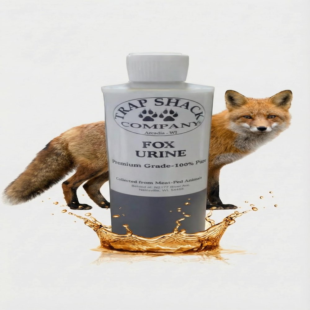 Fox Urine Trap Shack Pure 100% Red Fox Urine 16 oz Uncut Full Strength Protect Your Garden with Real Predator Urine Easy to Use Squeeze Bottle