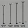 X-Dance Portable Fitness Exercise Spinning and Stationary Chrome Pole Dance 45mm view 3