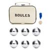 Kikkerland Boules Set Large Action Game, Outdoor, Beach, Lawn Backyard Family Party Games for Adults view 1