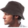 DS Mens 100% Cotton Fishing Hunting Summer Bucket Cap Hat (L/XL, Dark Brown) view 1
