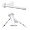 DL Fender Rod Holder For Boat Fenders - Effortless Fender Management With Versatile Boat Docking Tool - Multifunctional Fender Adjuster Holder Also Doubles as Boarding and Exiting Handle - White view 1