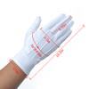 JISEN Men Police Formal Tuxedo Honor Guard Parade White Nylon Cotton Gloves 26cm view 2
