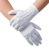 JISEN Men Police Formal Tuxedo Honor Guard Parade White Nylon Cotton Gloves 26cm view 3