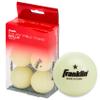 Franklin Sports Glow in The Dark Ping Pong Balls - Official Size + Weight 40mm Table Tennis Balls - One Star Glow in The Dark Ping Pong - Durable High Performance - Green - 6 Pack view 1