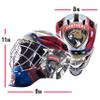 Franklin Sports GFM 1500 NHL Florida Panthers Goalie Face Mask view 2