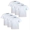 Pro Club Men's 6-Pack Heavyweight Cotton Short Sleeve Crew Neck T-Shirt, White, Large-Tall view 1