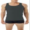 Underworks Mens Microfiber Compression Tank, XSmall, DkGrey view 1