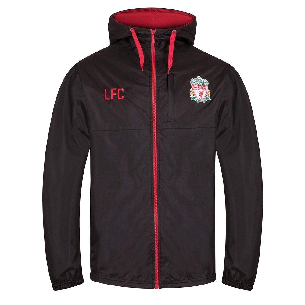 Liverpool FC Official Soccer Gift Mens Shower Jacket Windbreaker XL