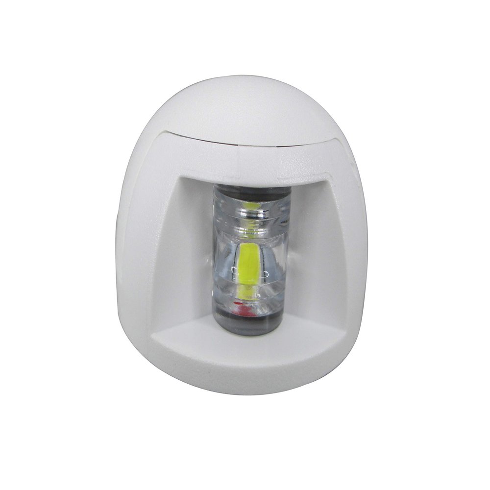 Pactrade Marine Boat White Bow LED Navigation Light Horizontal Mount Perfect Replacement for Boat Yacht pontoon Fishing Boats Bass Boats Sport Boats