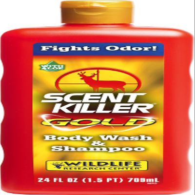 Wildlife Research Scent Killer Gold 1241 Gold Body Wash and Shampoo, 24 Ounce