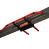 Firstlaw Fitness - 600 LBS Weight Limit - I-Beam Pull Up Bar - Bent Long Bar - (RED) Grip Tape. view 1