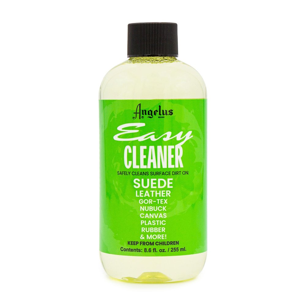 Angelus Easy Cleaner, Premium Shoe Cleaner, Safe For Sneakers, Leather, Suede, Canvas, and More Removes Dirt and Stains | Made In USA - 8.6 fl oz
