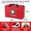 Thrive Home Essentials First Aid Kit (291 Pieces) - First Aid Bag with Multi-Sized Bandage, Gauze, Wipes, Scissors, Gloves, Tape, Ice Pack and More view 3