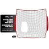 PowerNet 7x7 FT Pitch-Thru Protection Pitching Screen for Softball (NET ONLY), 49 Sq Ft Portable Pitching & Batting Practice Net, Open Area Allows Ball to Pass Through view 1