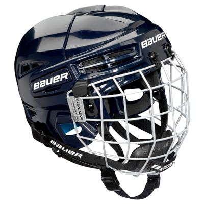 Bauer Prodigy Youth Hockey Helmet Combo (Navy)