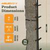 Muddy Quick Stick XL Climbing Stick Tree Climbing Gear, Deer Hunting Accessories for Tree Stands and Elevated Deer Blinds, Black view 3