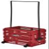 Tourna Ballport Deluxe Tennis Ball Hopper with Wheels - Red view 2