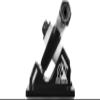 Atlas Truck Co. Kingpin Ultralight Longboard Trucks, 180mm 48 Degree 8mm Reverse, Black (Set of 2) view 2