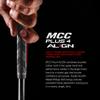 Golf Pride MCC Plus4 ALIGN Golf Club Grip - All-Weather Hybrid Grip with Raised Ridge Technology & Larger Lower Hand - Brushed Cotton Cord & Pebbled Texture - Midsize - 1 Pack view 2