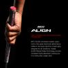 Golf Pride MCC ALIGN Golf Club Grip - All-Weather Hybrid Grip with Raised Ridge Technology for Men & Women - Brushed Cotton Cord & Pebbled Texture - Midsize view 2