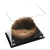 Better Display Cases Clear Acrylic Baseball Catchers Glove Display Case with Silver Risers (A011/V16) view 1