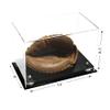 Better Display Cases Clear Acrylic Baseball Catchers Glove Display Case with Silver Risers (A011/V16) view 2