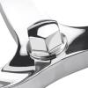 Stainless Steel Boat Steering Wheel 3 Spoke 13-1/2" Dia, with 5/8" -18 Nut and Turning Knob for Seastar and Verado view 3