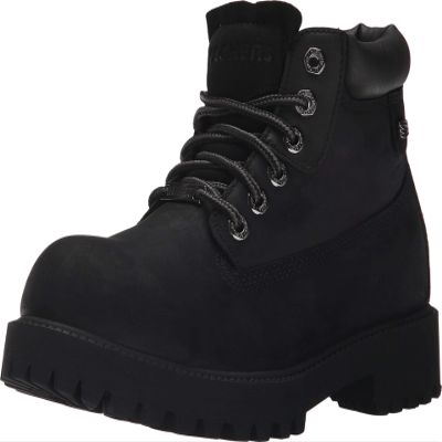 Skechers Men's Sergeants Verdict Chukka Boot,Black Waterproof Oiled Smooth Leather,9 M US