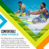 ZUP You Got This All-in-One Board for Kneeboarding, Wakeboarding, Wakeskating, and Wakesurfing, Versatile Design for All Ages, Available in 160 and 260 Models, 51.7" x 23.8" x 4.6, Blue view 3