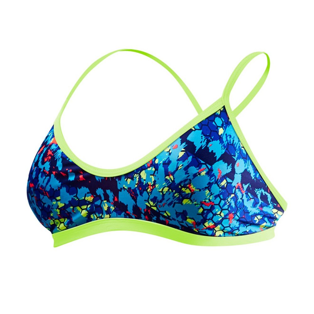 TYR Womens Oceania Valley Top, Blue, Medium