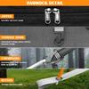 Patent Camping Hammock with Mosquito Net and Rainfly Cover, orange/grey view 2
