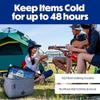 Cooler Shock Reusable Ice Packs for Cooler, 14"x10" - Long Lasting Cold Freezer Packs for Coolers and Lunch Boxes - Cooler Ice Packs for Camping Gear, Fishing, Road Trips, Beach Must Haves view 4