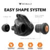 Decibullz Percussive Moldable Earplugs for Hunting & Shooting, Gun Range Hearing Protection for Shooters, Reusable Ear Plugs for Shooting Range view 3