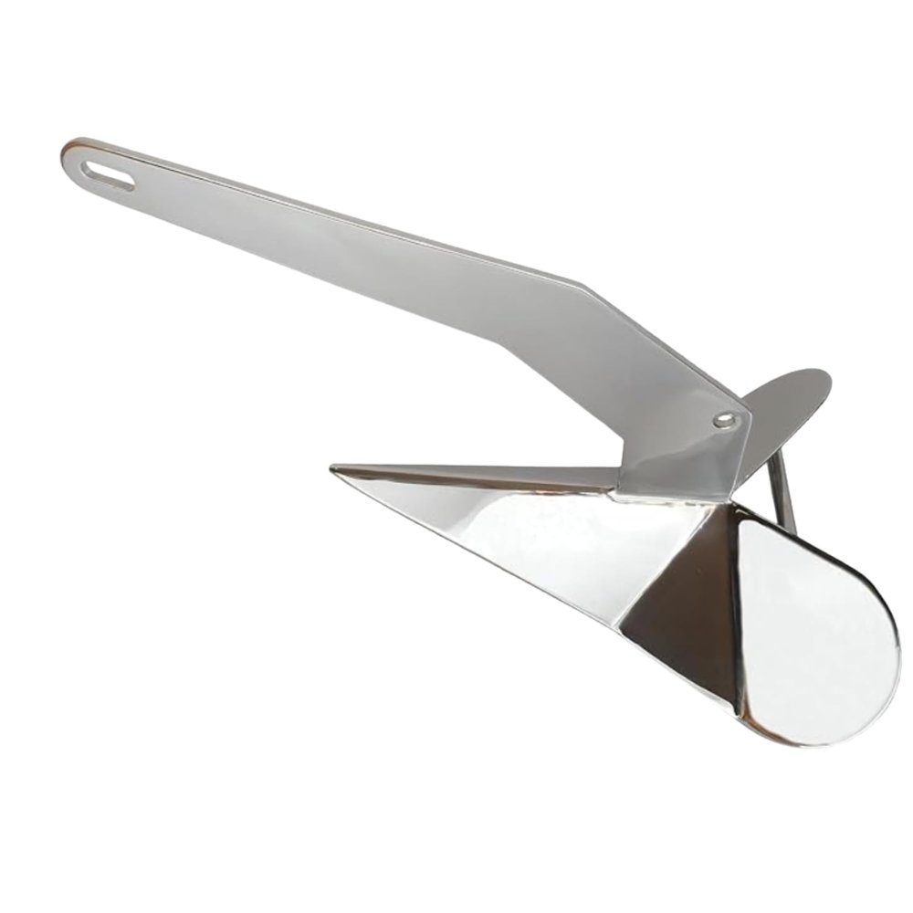 MarineNow Stainless Steel Delta Style Boat Anchor (5 kg)