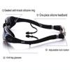 KXCFCYS Swimming Goggles with Earplug No Leaking Anti Fog UV Protection Adjustable Strap Adjustable for Men Women Youth Kids (Black) view 2