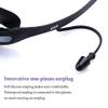 KXCFCYS Swimming Goggles with Earplug No Leaking Anti Fog UV Protection Adjustable Strap Adjustable for Men Women Youth Kids (Black) view 4
