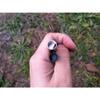EKLOEN 2 PCS Emergency Hiking Camping Survival Stainless Steel Loud Whistle with Keyring view 3