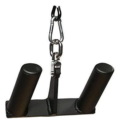 HOG LEGS Multi-Row 'Fat Grip' Seated Row Handle for Low Pulley Cable Row Pullup Handles Pull Up Grips T Bar Row Handle Landmine Row attachment Extreme!