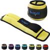 Yes4All Wrist & Ankle Weights Pair 1lb -10lbs for Women, Men Adjustable Strap - Walking, Jogging, Pilates, Gym Fitness Workout (4lb x2, Yellow) view 1