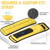 Yes4All Wrist & Ankle Weights Pair 1lb -10lbs for Women, Men Adjustable Strap - Walking, Jogging, Pilates, Gym Fitness Workout (4lb x2, Yellow) view 2