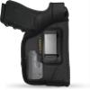 ECO Leather Concealment Holster, Inside Waistband, Metal Clip, Fits Sig P365, Compact, Sub Compact 9mm, 40, 45, Small Laser, Right Hand view 1