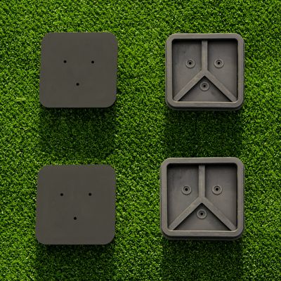 Net World Sports Square Tennis Post Socket Covers/Lids